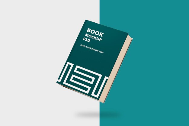 Una copertina di un libro che dice libro mockup pb