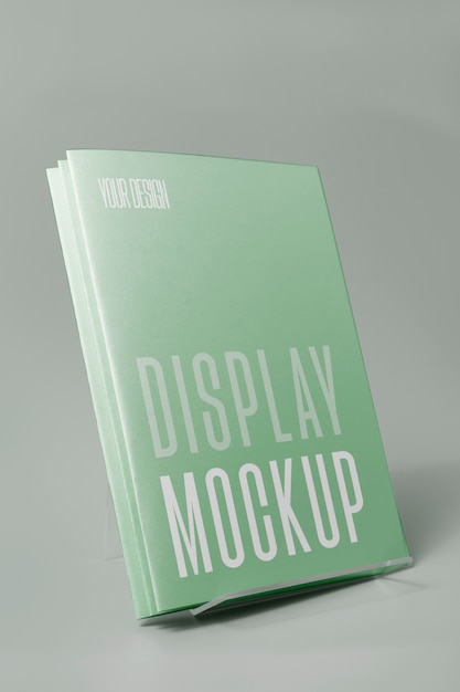 PSD book display mockup