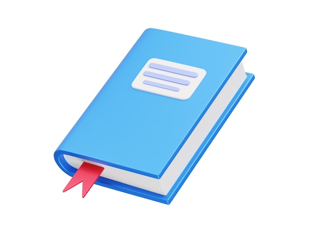 Книжная икона 3D-илюстрация