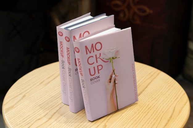 Progettazione di mockup di librerie di libri