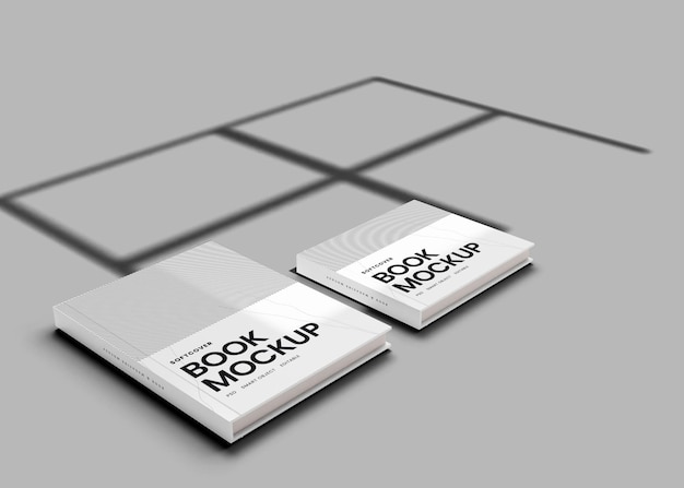 Book and magazine mockup