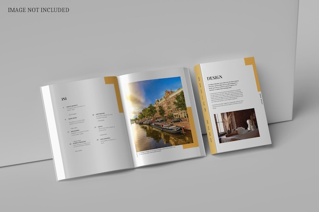 Book magazine mockup