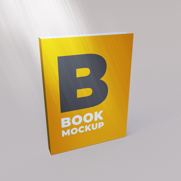 book mockup 3d render premium psd