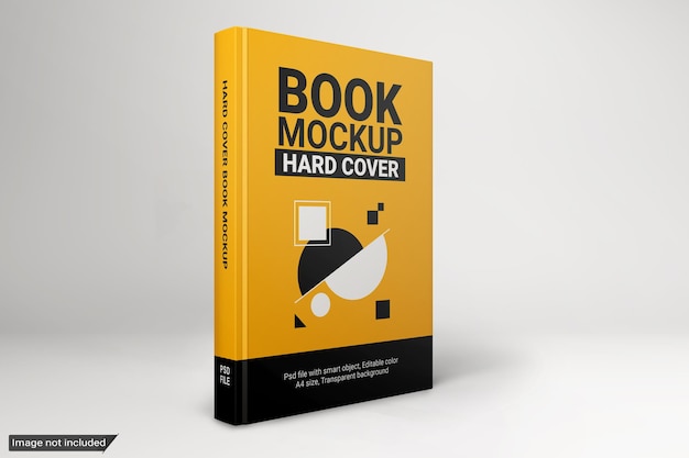 Book mockup hard cover