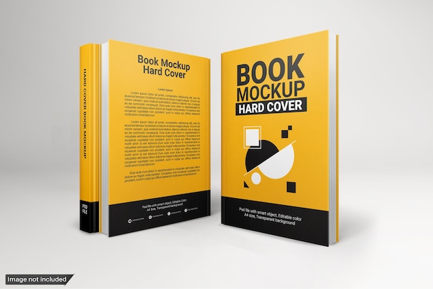 Prenota mockup copertina rigida