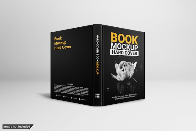 Book mockup hard cover