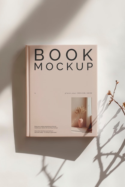 Книжный макет минималистского дизайна
