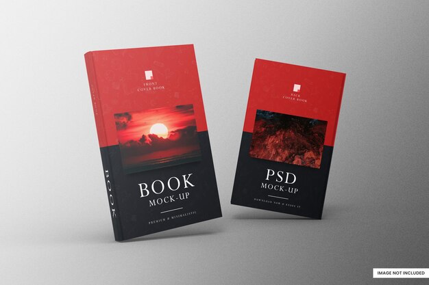 Book mockup psd template