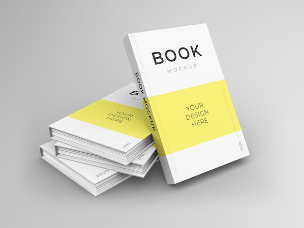 Modello di libro mockup