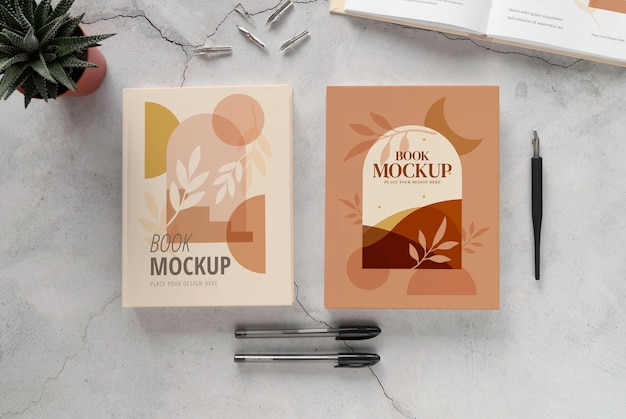 PSD book mockup used in real life