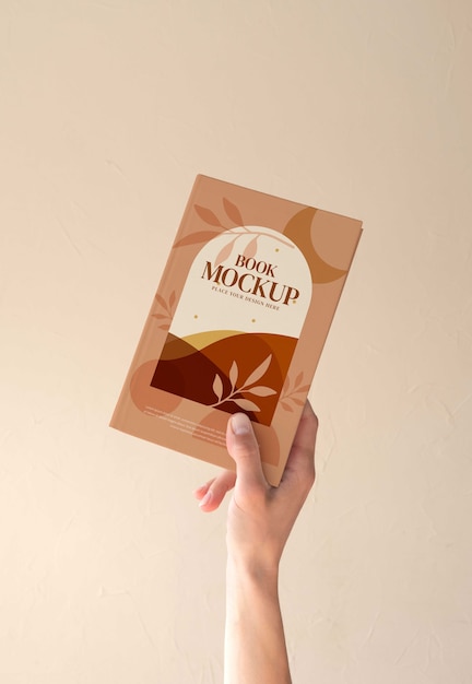 PSD book mockup used in real life