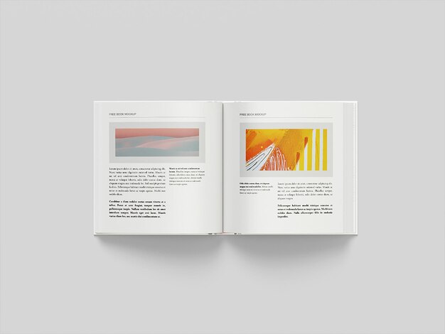 макет книги