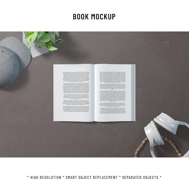 PSD book mockup