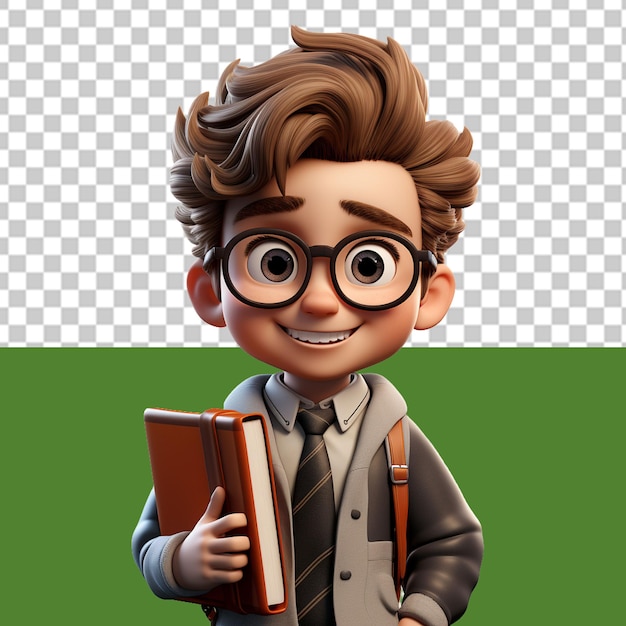 Book reading day png illustration