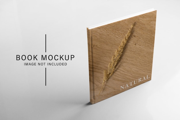 PSD libro in piedi mockup