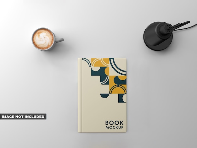 Book in table Mockup