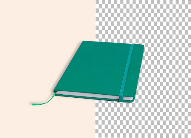 A book with a green cover PSD for edition