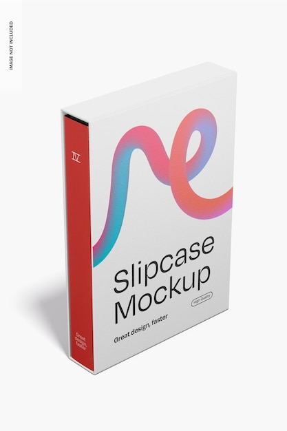 Libro con slipcase mockup