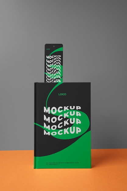 Bookmark mockup design