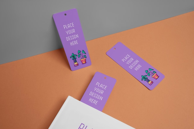 Bookmark mockup design