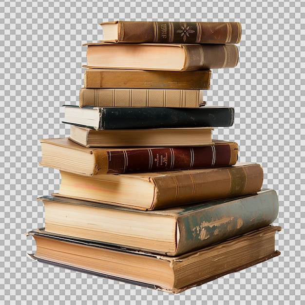 PSD books on transparent background