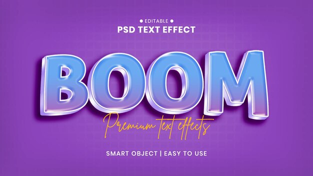 Boom 3d editable text effects