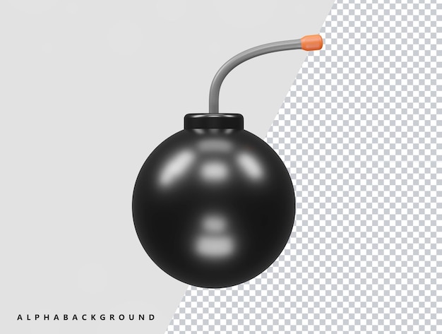 Boom icon 3d rendering