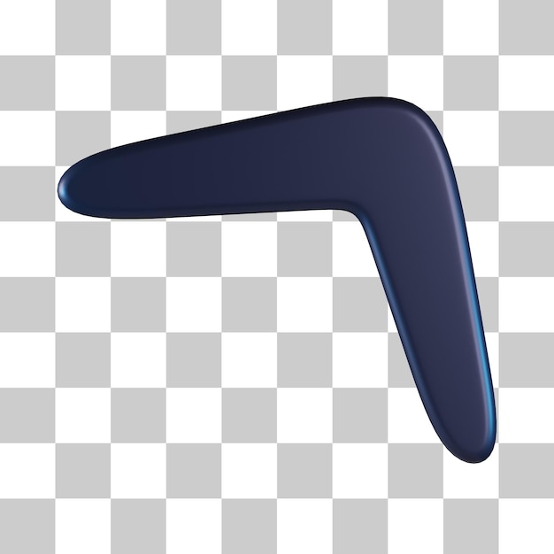 PSD icona boomerang 3d