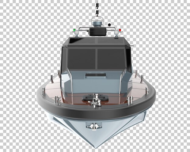 PSD boot geïsoleerd op transparante achtergrond 3d-rendering illustratie