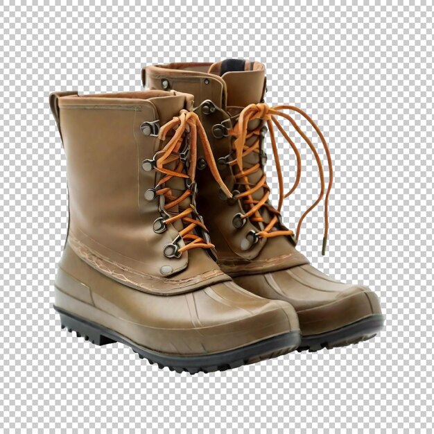 Boots isolated on transparent background