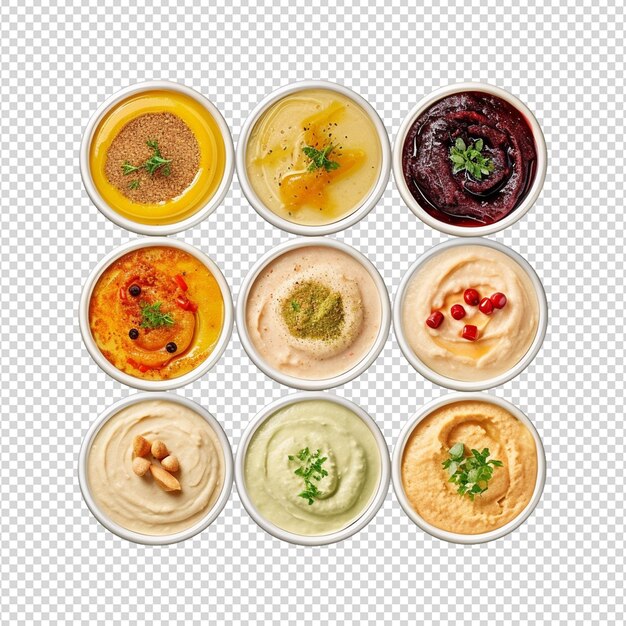 PSD bord hummus