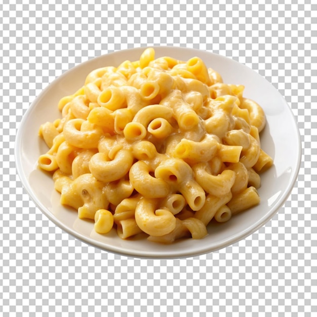 PSD bord met gebakken romige macaroni en kaas