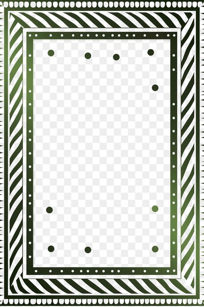 Border with dots on a white background