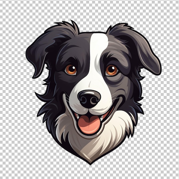 PSD bordercollie mascotte-logo