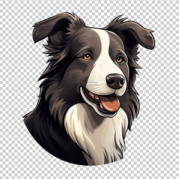 PSD bordercollie mascotte-logo