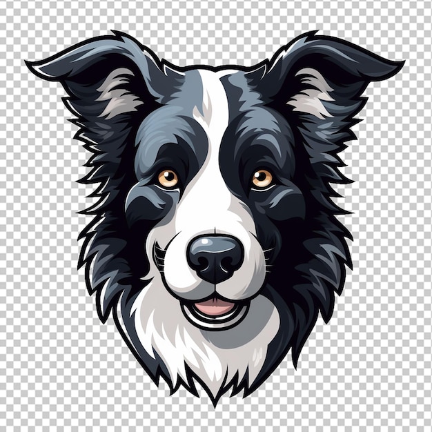 PSD bordercollie mascotte-logo