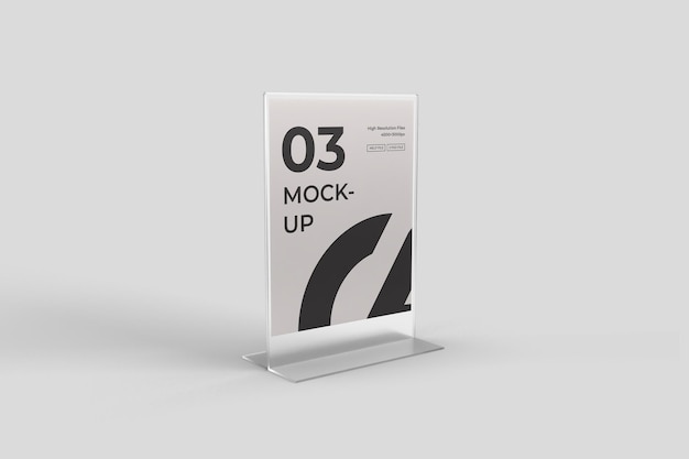 Bordstander mockup