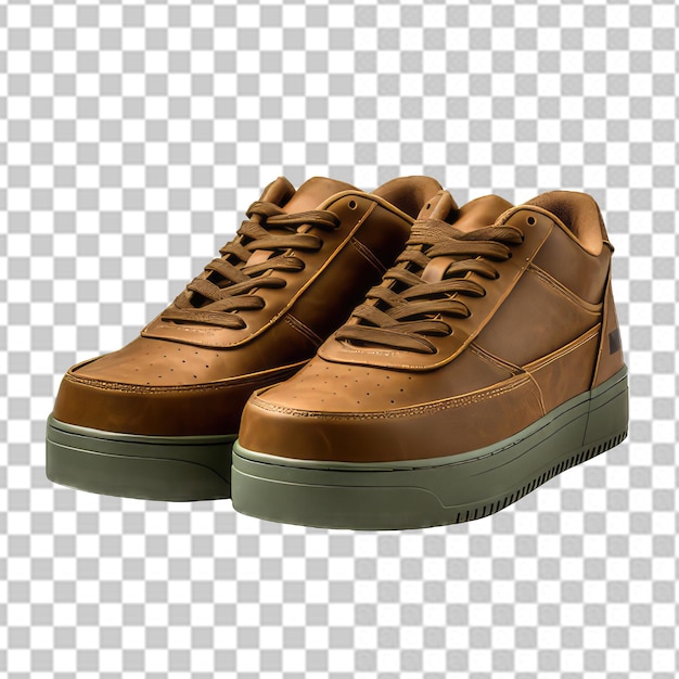 PSD borund sneaker on transparent background