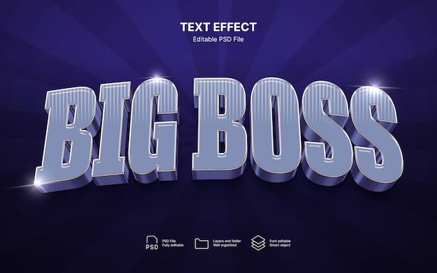 PSD boss tekst effect