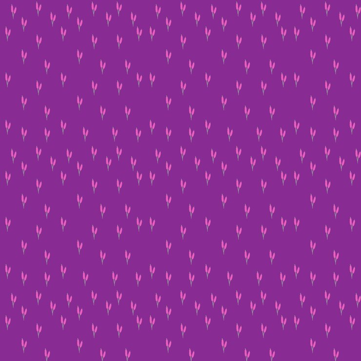 PSD botanic cotton flower handdrawn seamless pattern