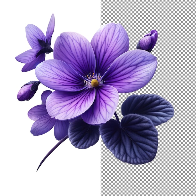 PSD botanical bliss dive into irresistible realistic isolated flower captures