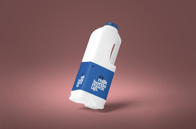 Bottel mockup melk