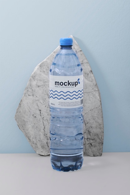 PSD bottle of 1,5 litres mockup