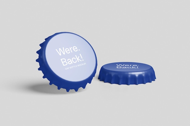 Bottle Cap Mockup Template