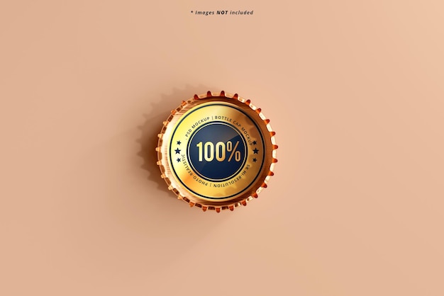 PSD bottle cap mockup