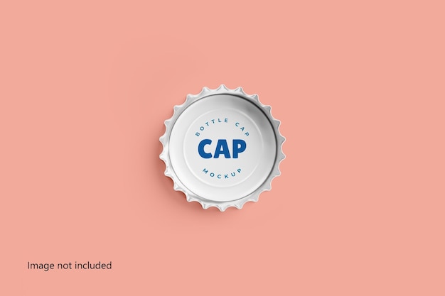 PSD bottle cap mockup