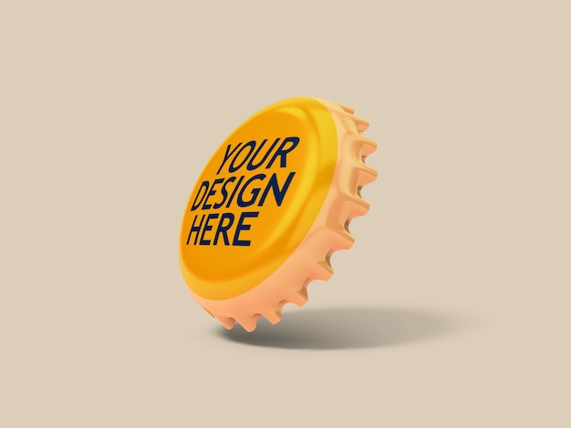 Bottle cap Mockup