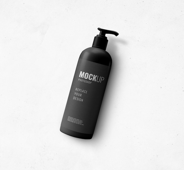 PSD bottle cream cosmetic mockup