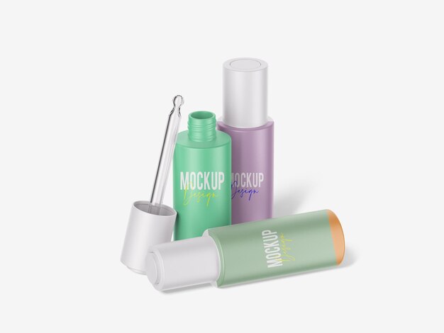 bottle dropper mockup