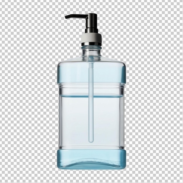 PSD bottiglia di olio essenziale su sfondo grigio